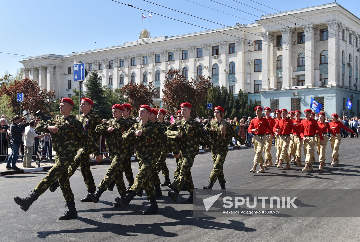 May Day celebrations in Russian cities