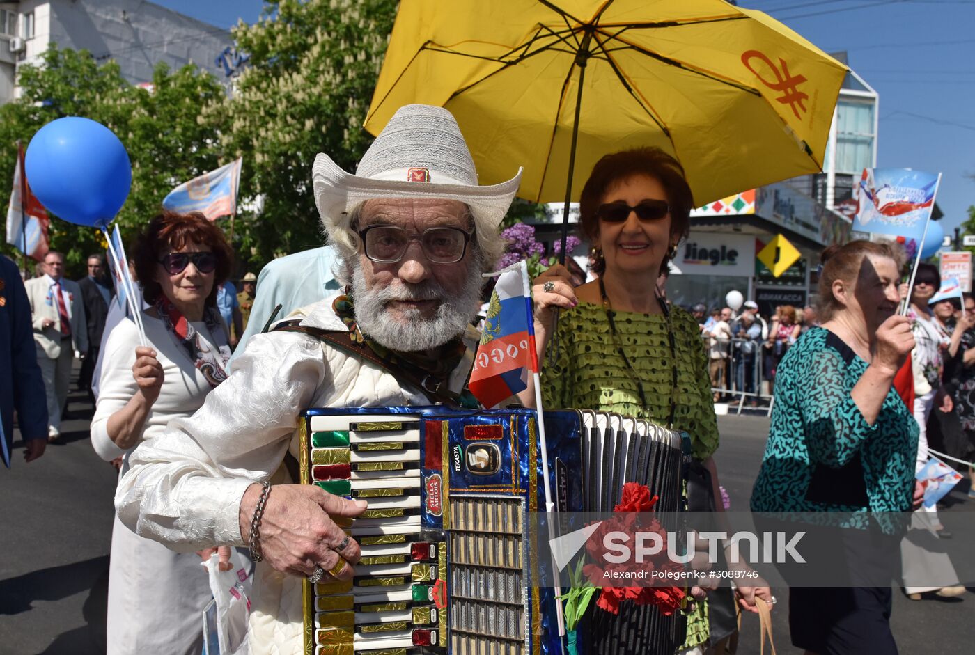 May Day celebrations in Russian cities