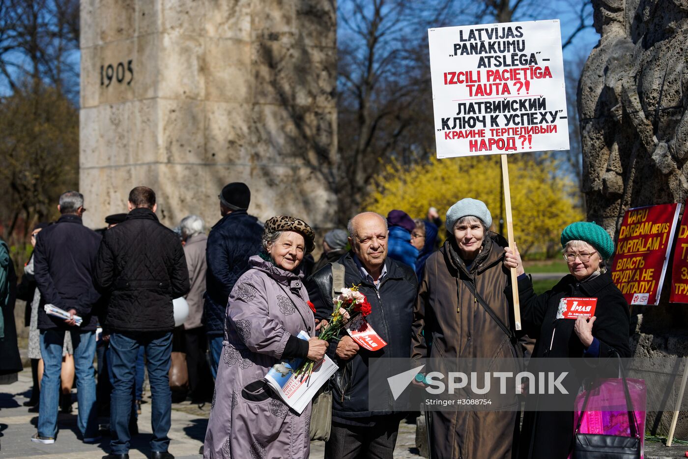 Events on International Workers' Solidarity Day abroad