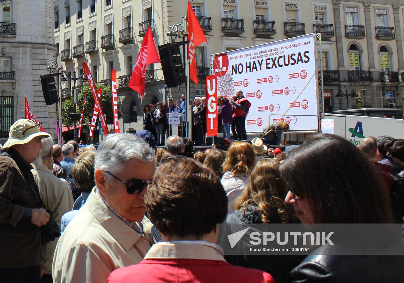 Events on International Workers' Solidarity Day abroad