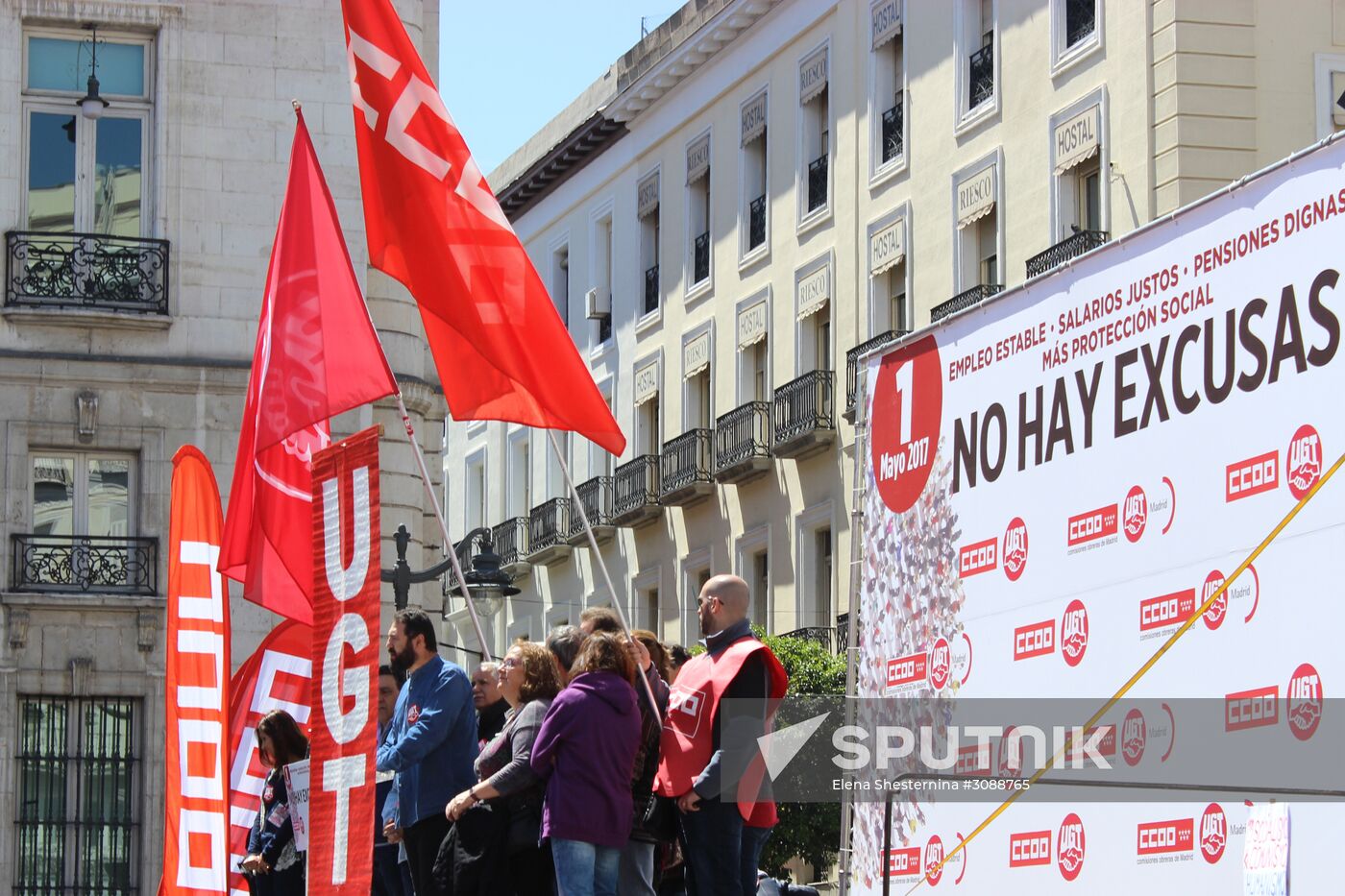 Events on International Workers' Solidarity Day abroad