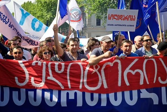 Events on International Workers' Solidarity Day abroad