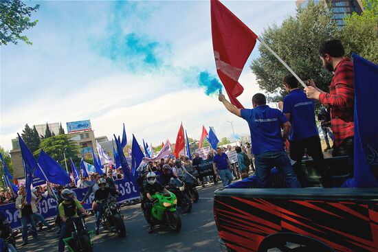Events on International Workers' Solidarity Day abroad