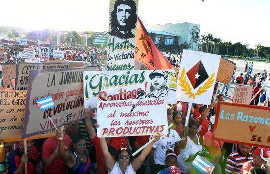Events on International Workers' Solidarity Day abroad
