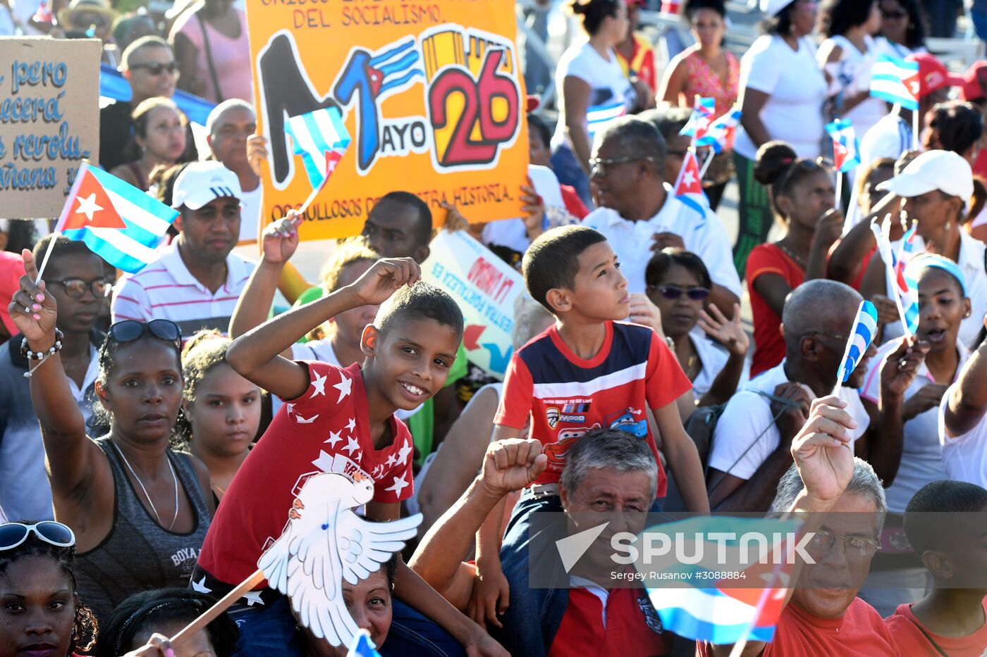 Events on International Workers' Solidarity Day abroad