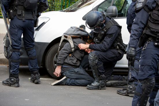 Civil unrest during May 1 demonstrations in Paris