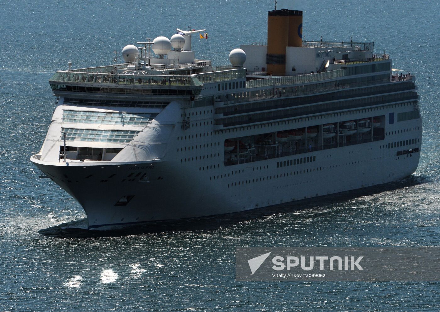 Costa Victoria ocean liner arrives in Vladivostok