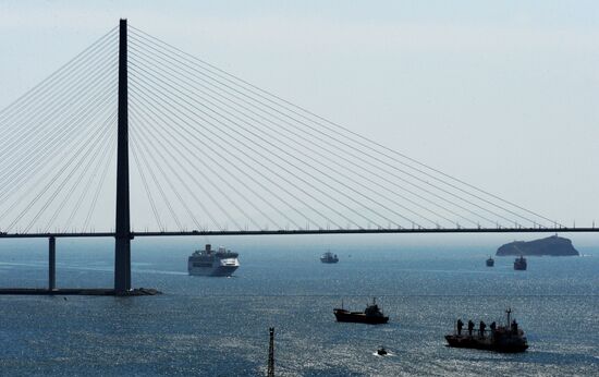 Costa Victoria ocean liner arrives in Vladivostok