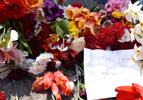 Memorial events for those killed on May 2, 2014 in Odessa