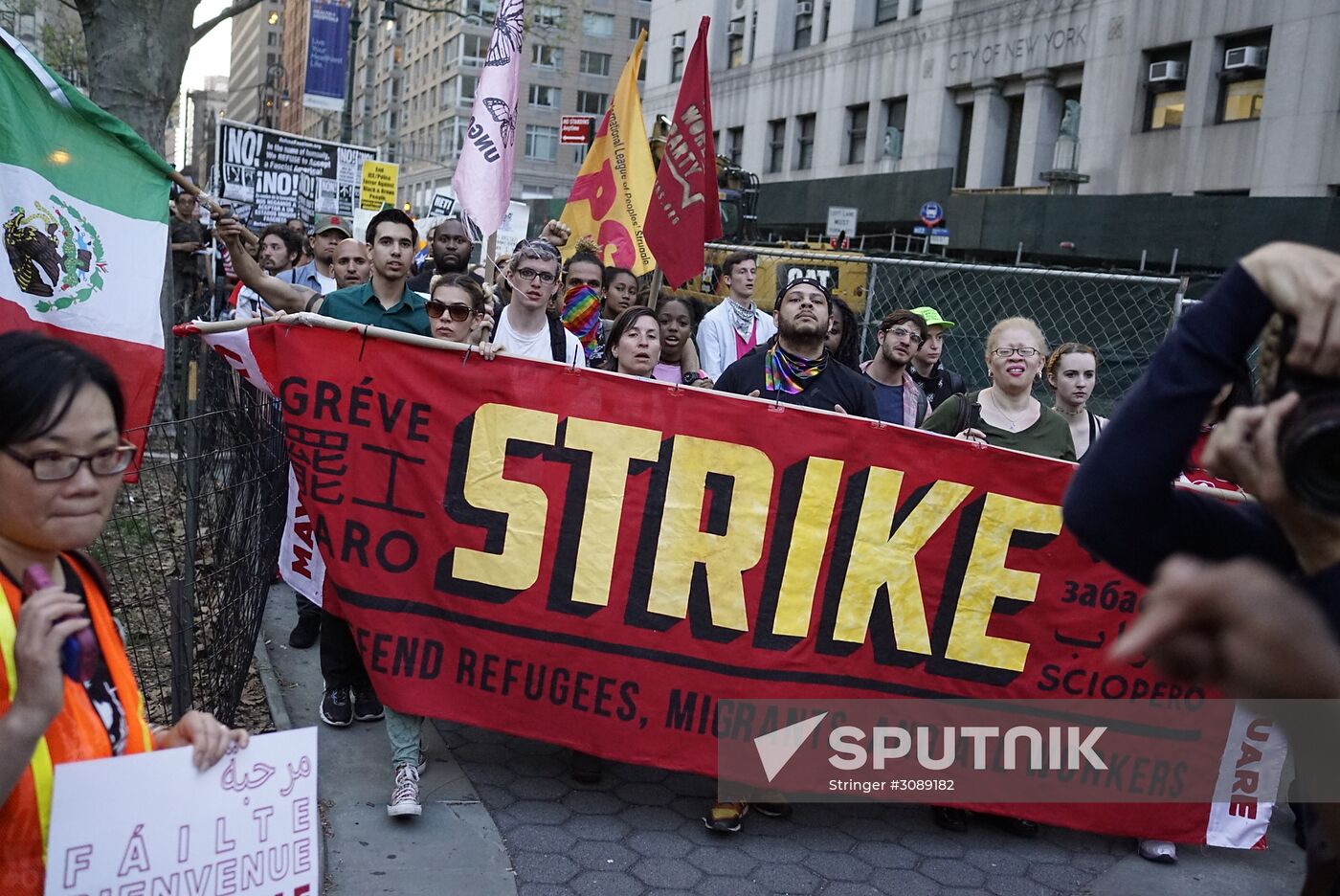 Protests in New York