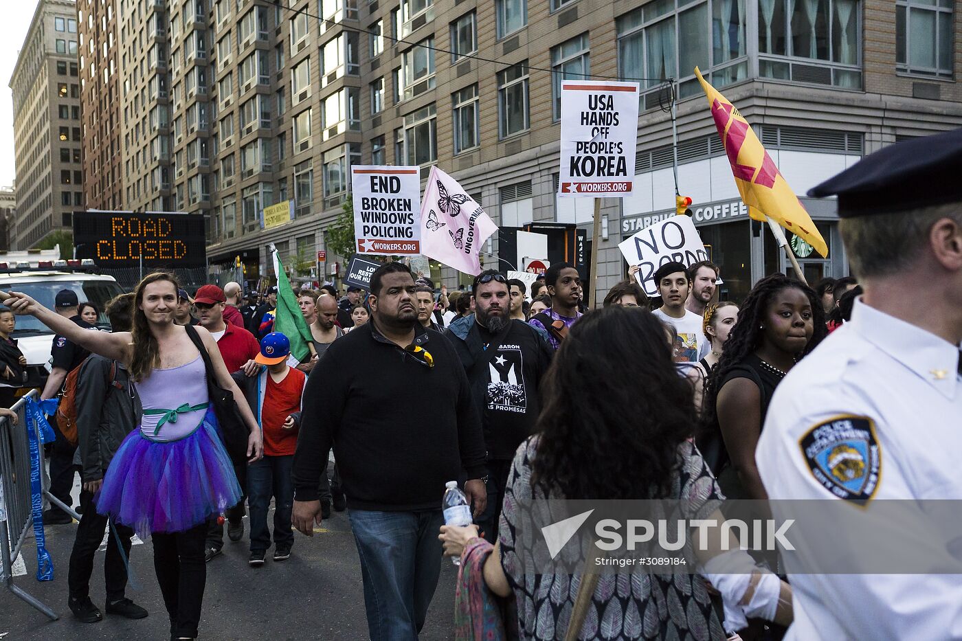 Protests in New York