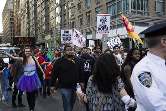 Protests in New York