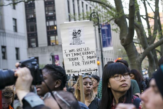 Protests in New York