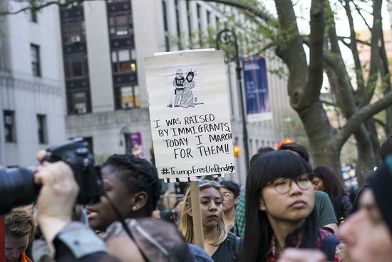 Protests in New York