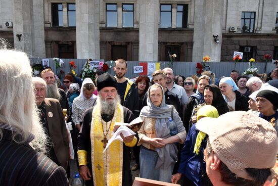 Memorial events for those killed on May 2, 2014 in Odessa