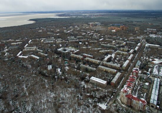 May snow in Novosibirsk