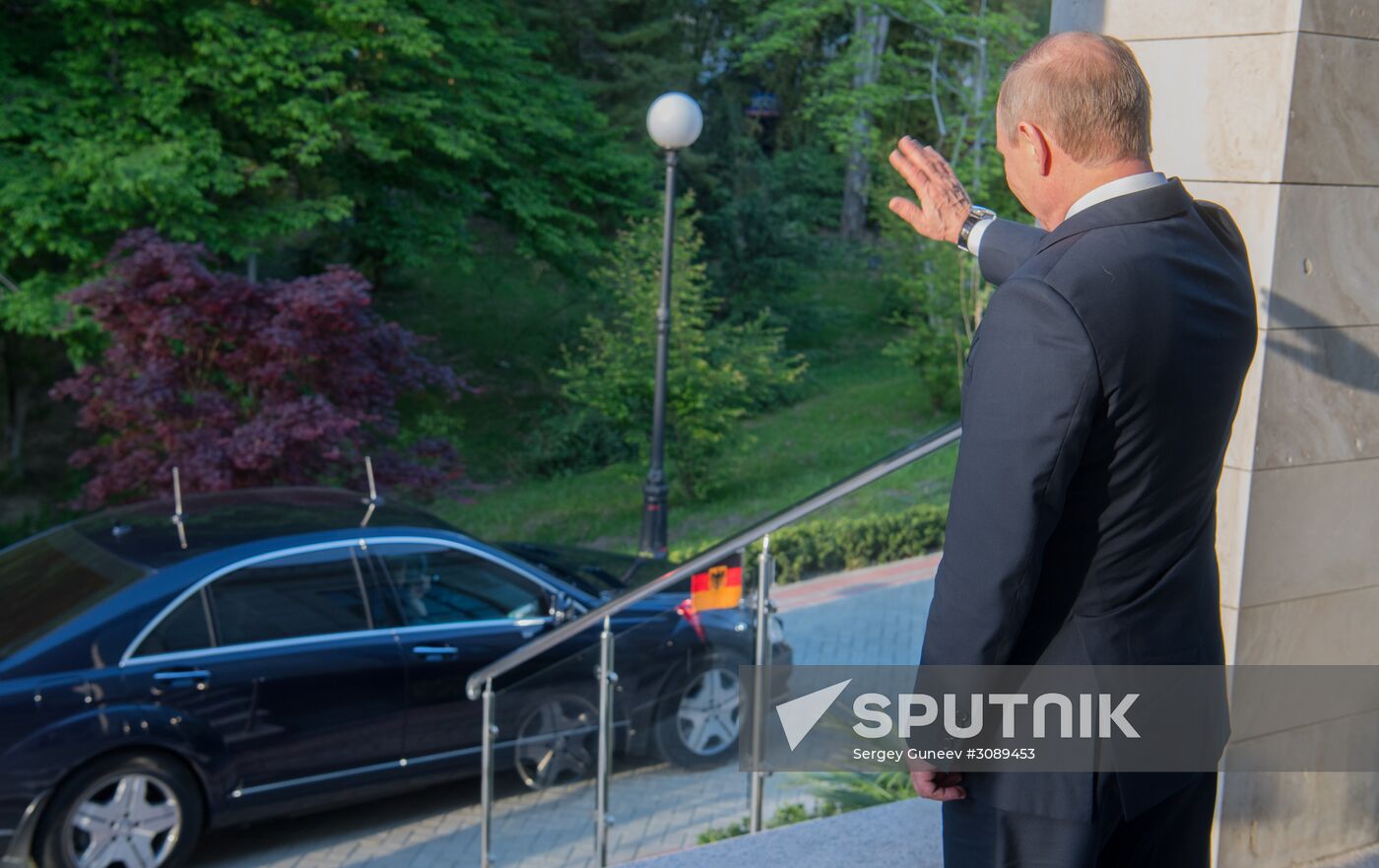 President Vladimir Putin holds talks with Federal Chancellor of Germany Angela Merkel
