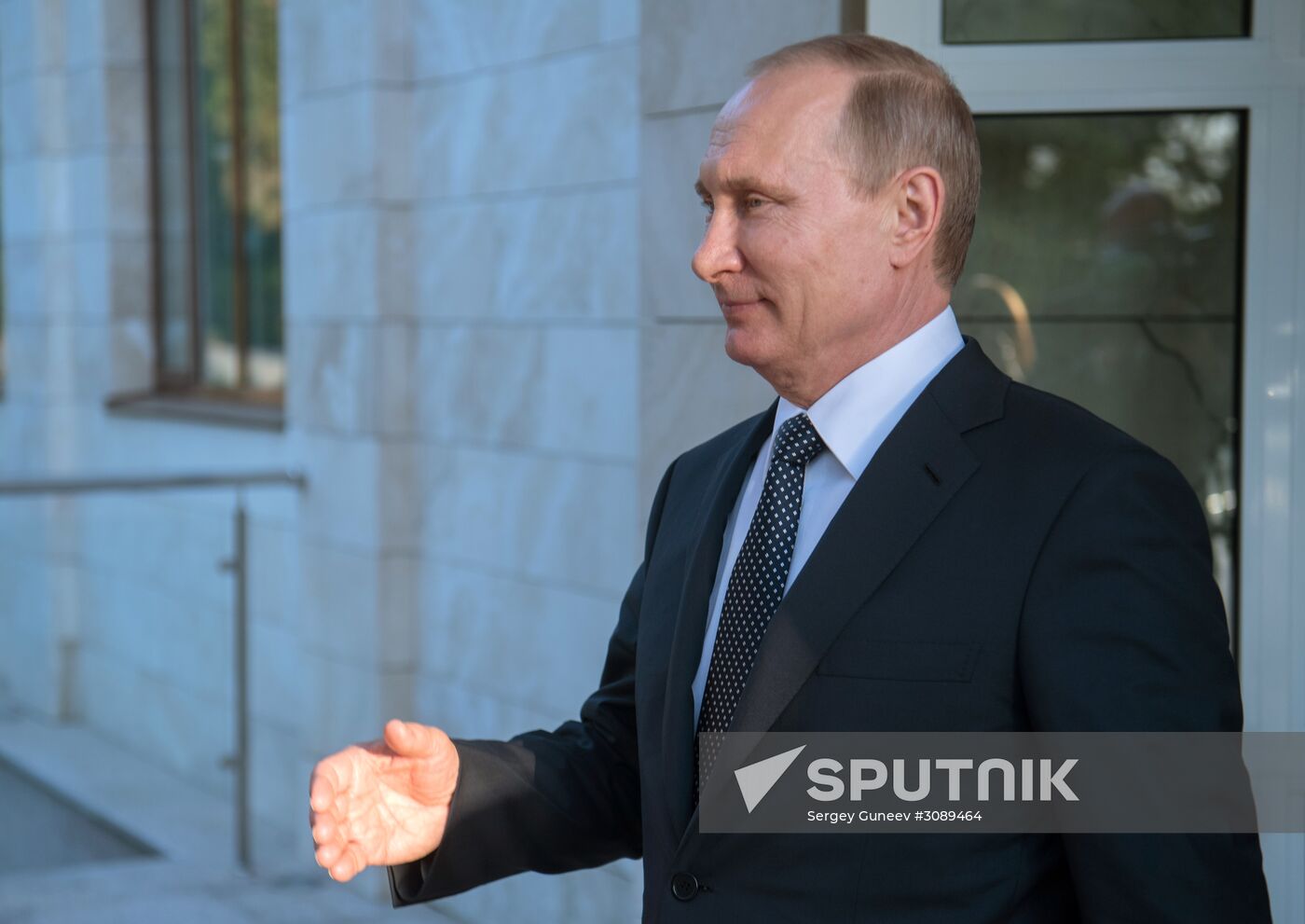 President Putin meets with Presient of South Ossetia Bibilov