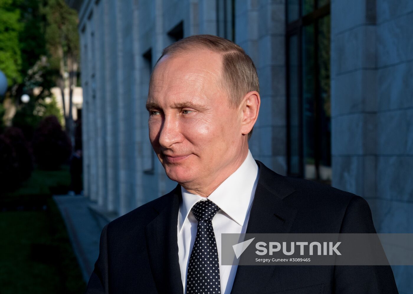 President Putin meets with Presient of South Ossetia Bibilov