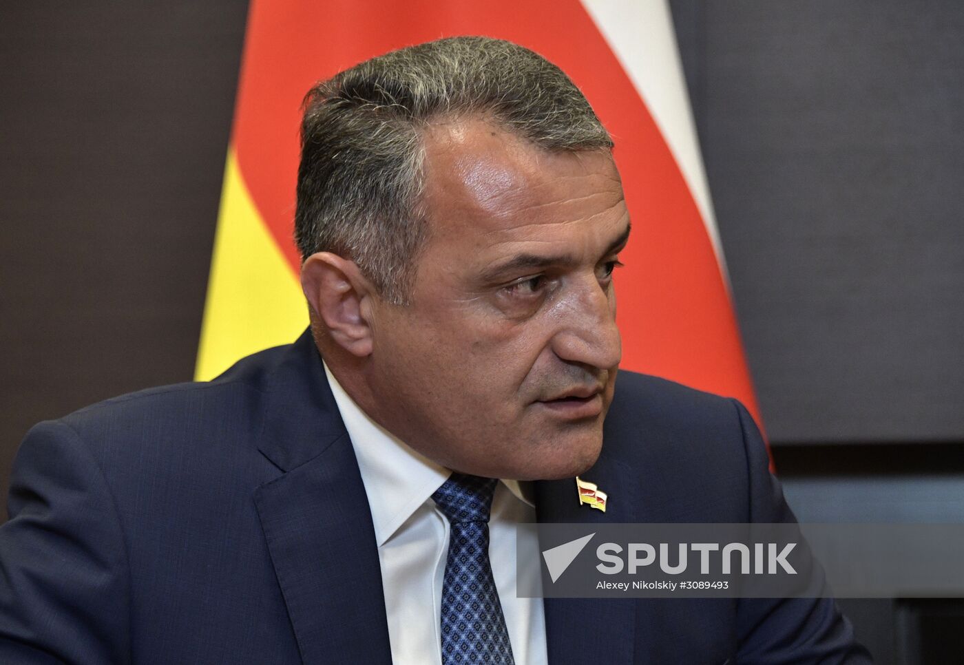 President Putin meets with Presient of South Ossetia Bibilov