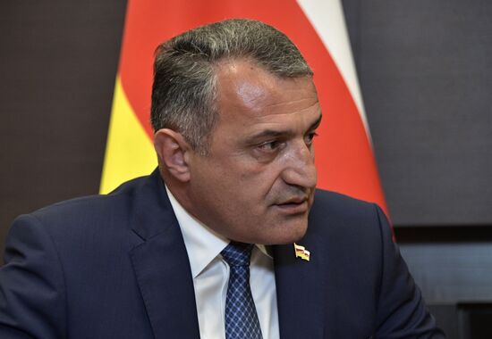 President Putin meets with Presient of South Ossetia Bibilov