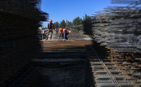 Zaryadye Park under construction