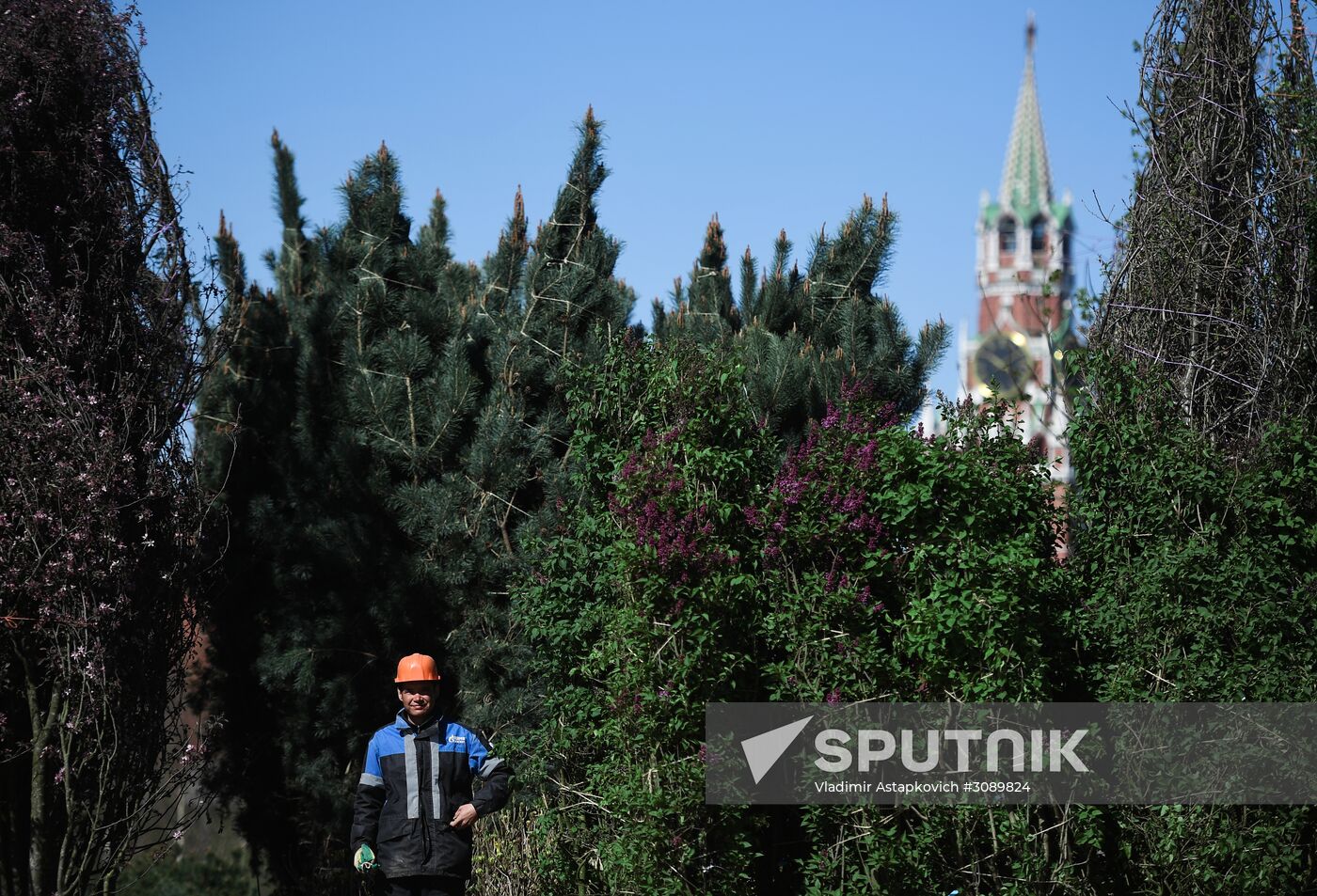 Zaryadye Park under construction