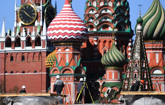 Zaryadye Park under construction