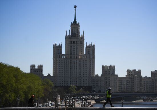 Zaryadye Park under construction