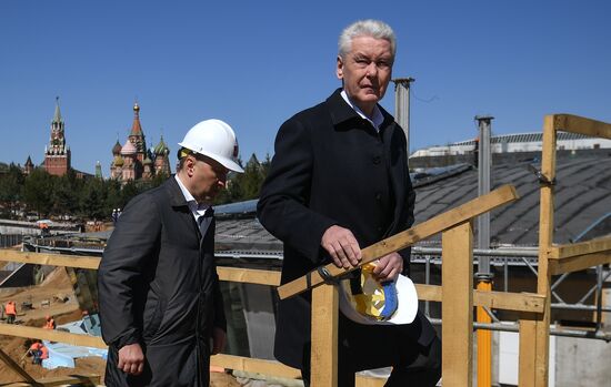 Zaryadye Park under construction