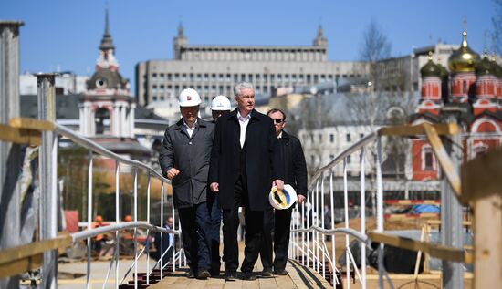 Zaryadye Park under construction