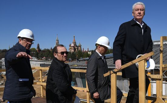 Zaryadye Park under construction