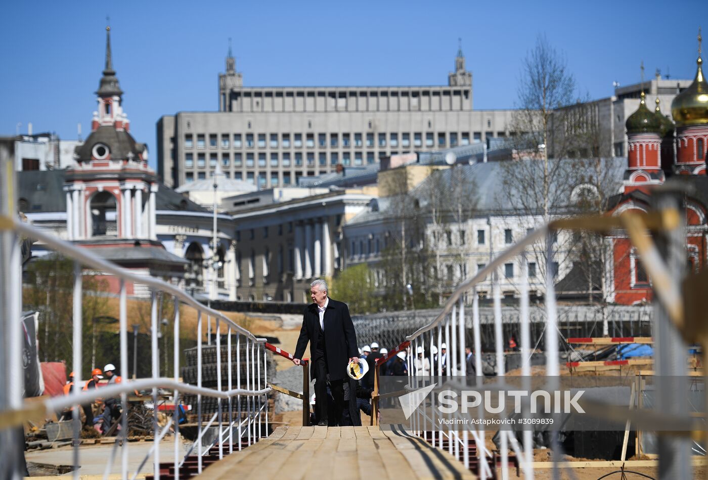 Zaryadye Park under construction