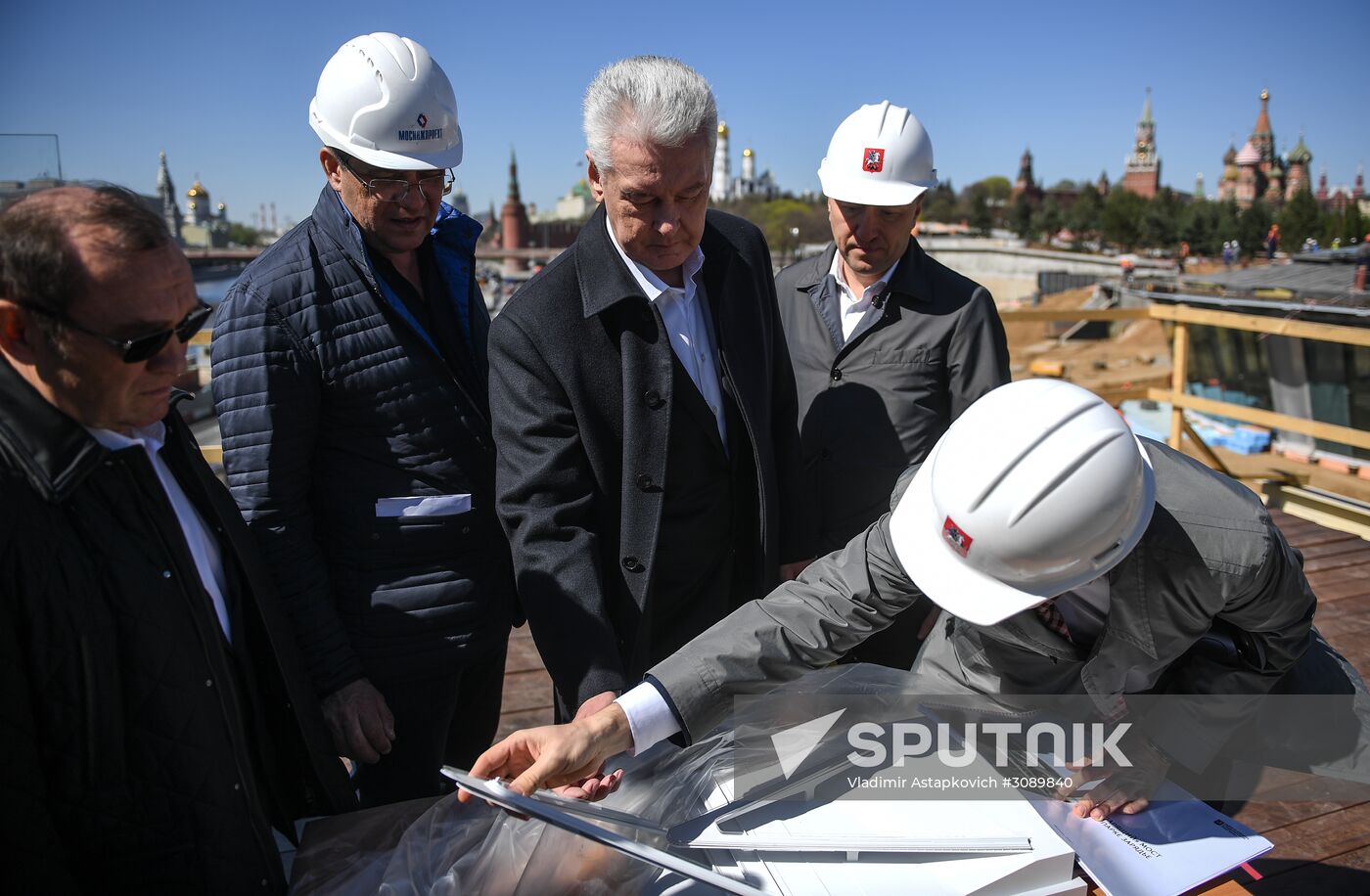 Zaryadye Park under construction