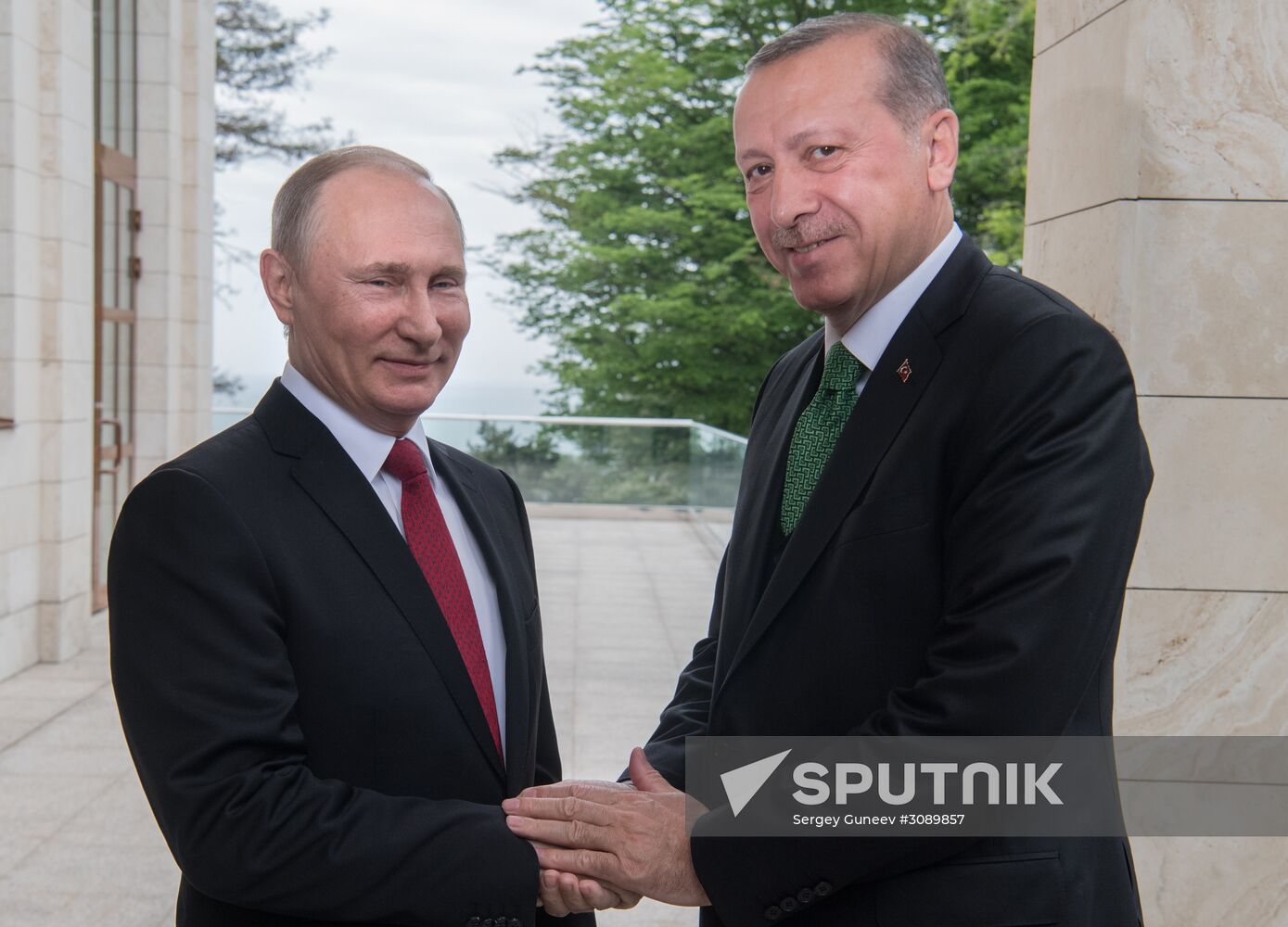 President Vladimir Putin meets with President of Turkey Recep Tayyip Erdogan