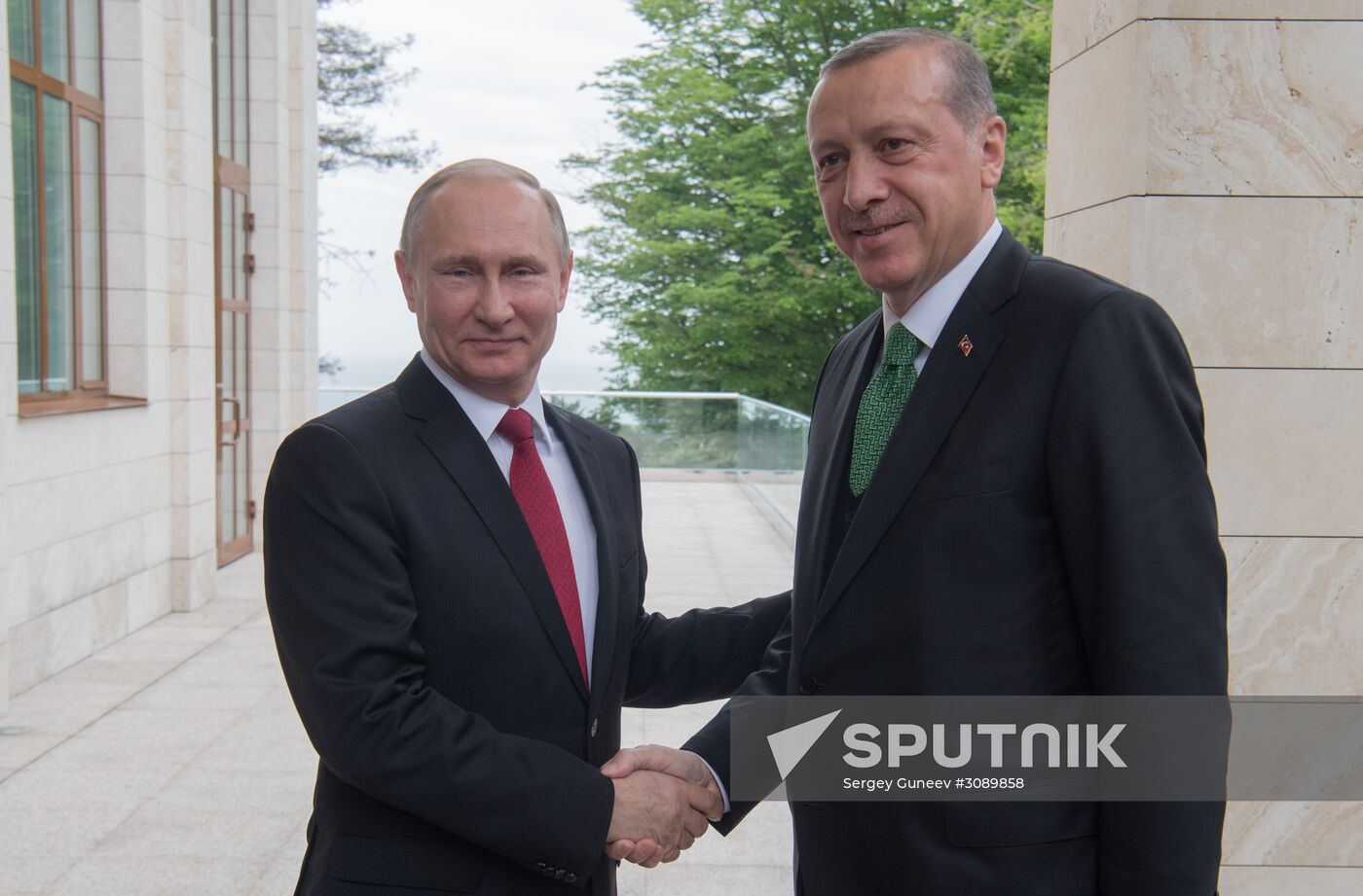 President Vladimir Putin meets with President of Turkey Recep Tayyip Erdogan
