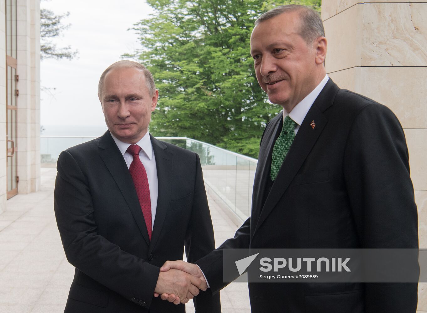 President Vladimir Putin meets with President of Turkey Recep Tayyip Erdogan