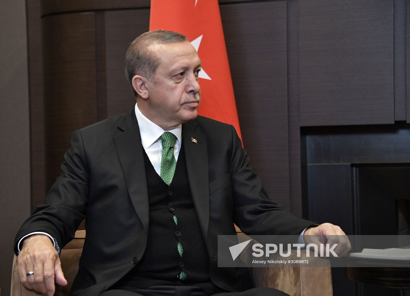 President Vladimir Putin meets with President of Turkey Recep Tayyip Erdogan