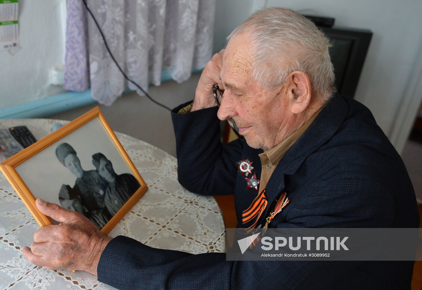 Great Patriotic War veteran Alexander Kalashnikov