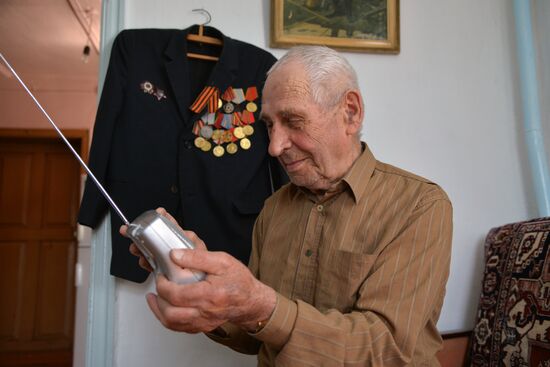 Great Patriotic War veteran Alexander Kalashnikov