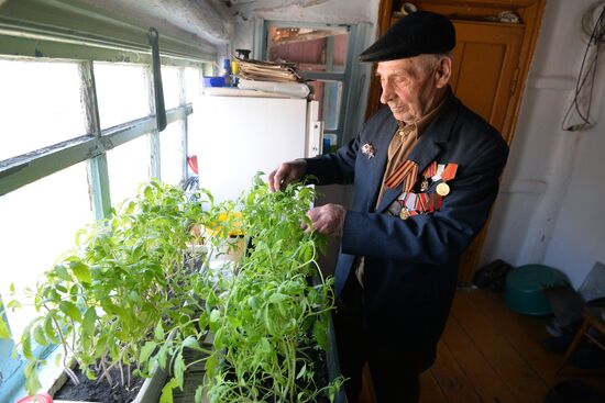 Great Patriotic War veteran Alexander Kalashnikov