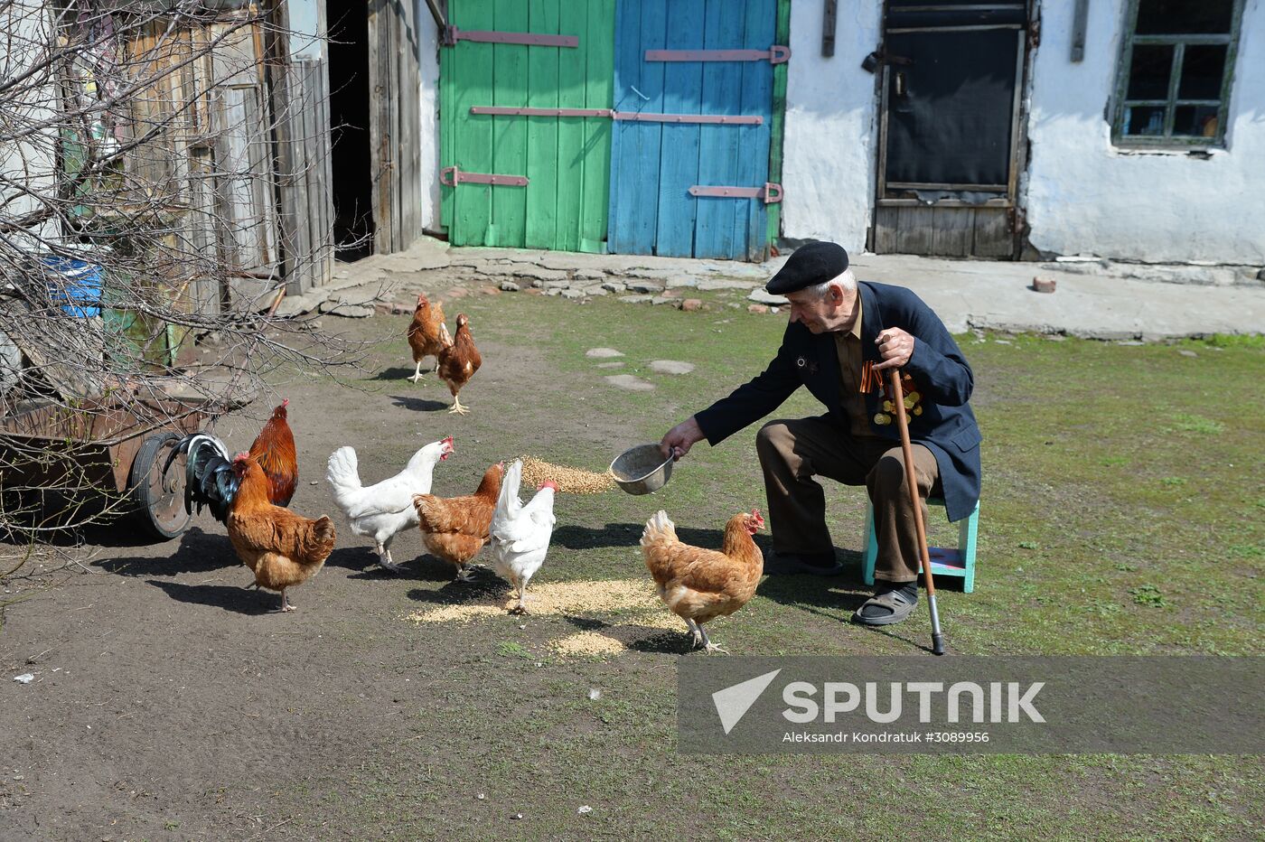 Great Patriotic War veteran Alexander Kalashnikov
