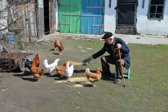 Great Patriotic War veteran Alexander Kalashnikov