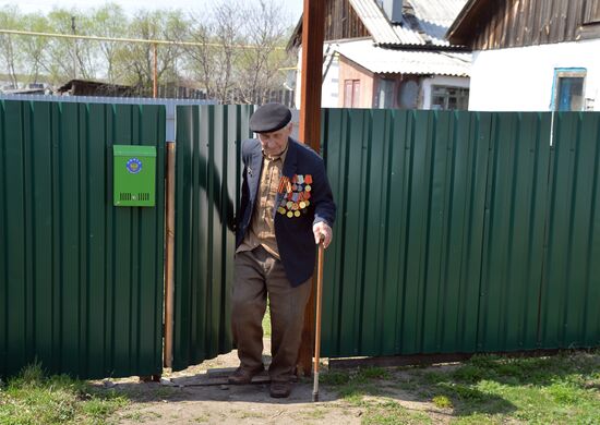 Great Patriotic War veteran Alexander Kalashnikov