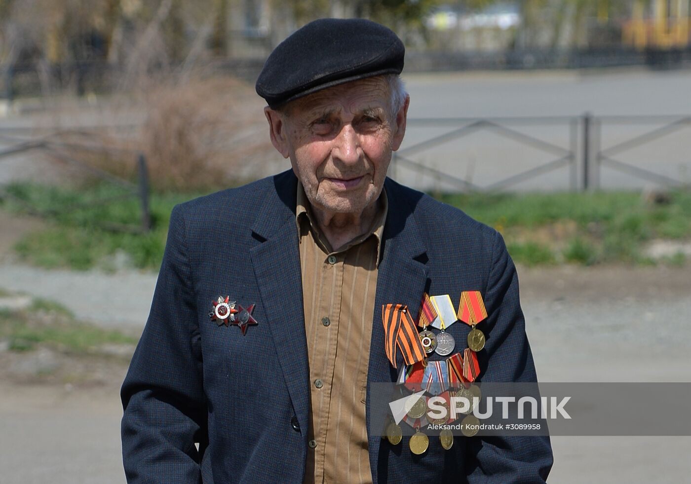 Great Patriotic War veteran Alexander Kalashnikov