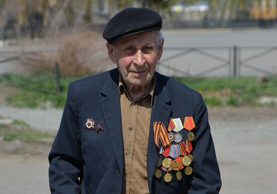Great Patriotic War veteran Alexander Kalashnikov