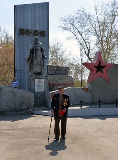 Great Patriotic War veteran Alexander Kalashnikov