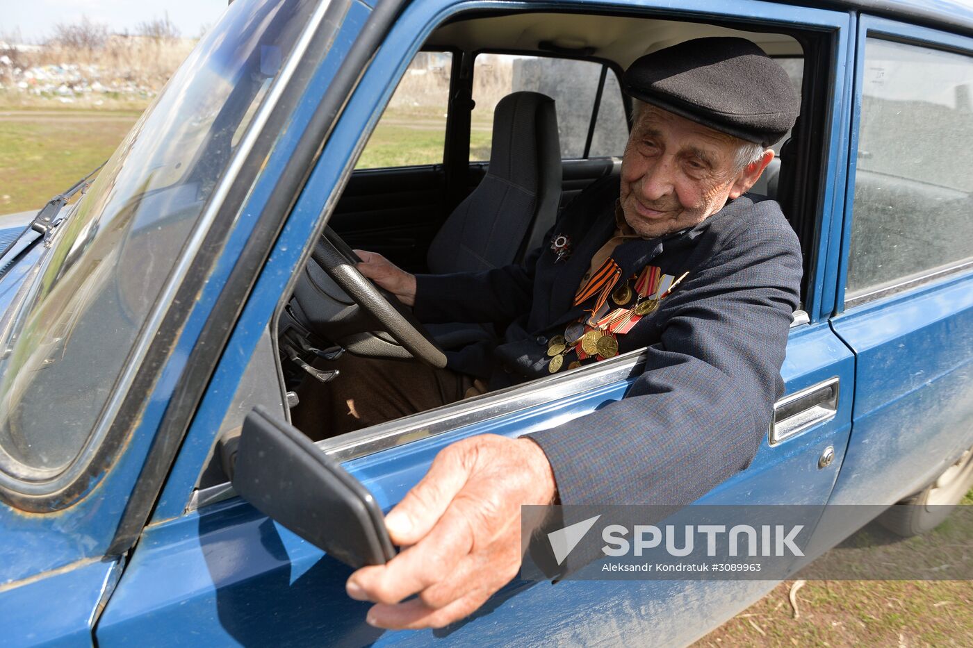 Great Patriotic War veteran Alexander Kalashnikov