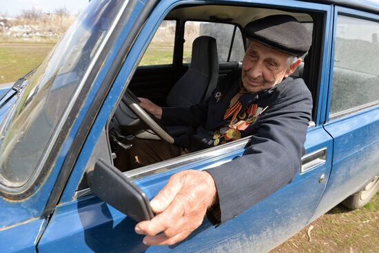 Great Patriotic War veteran Alexander Kalashnikov