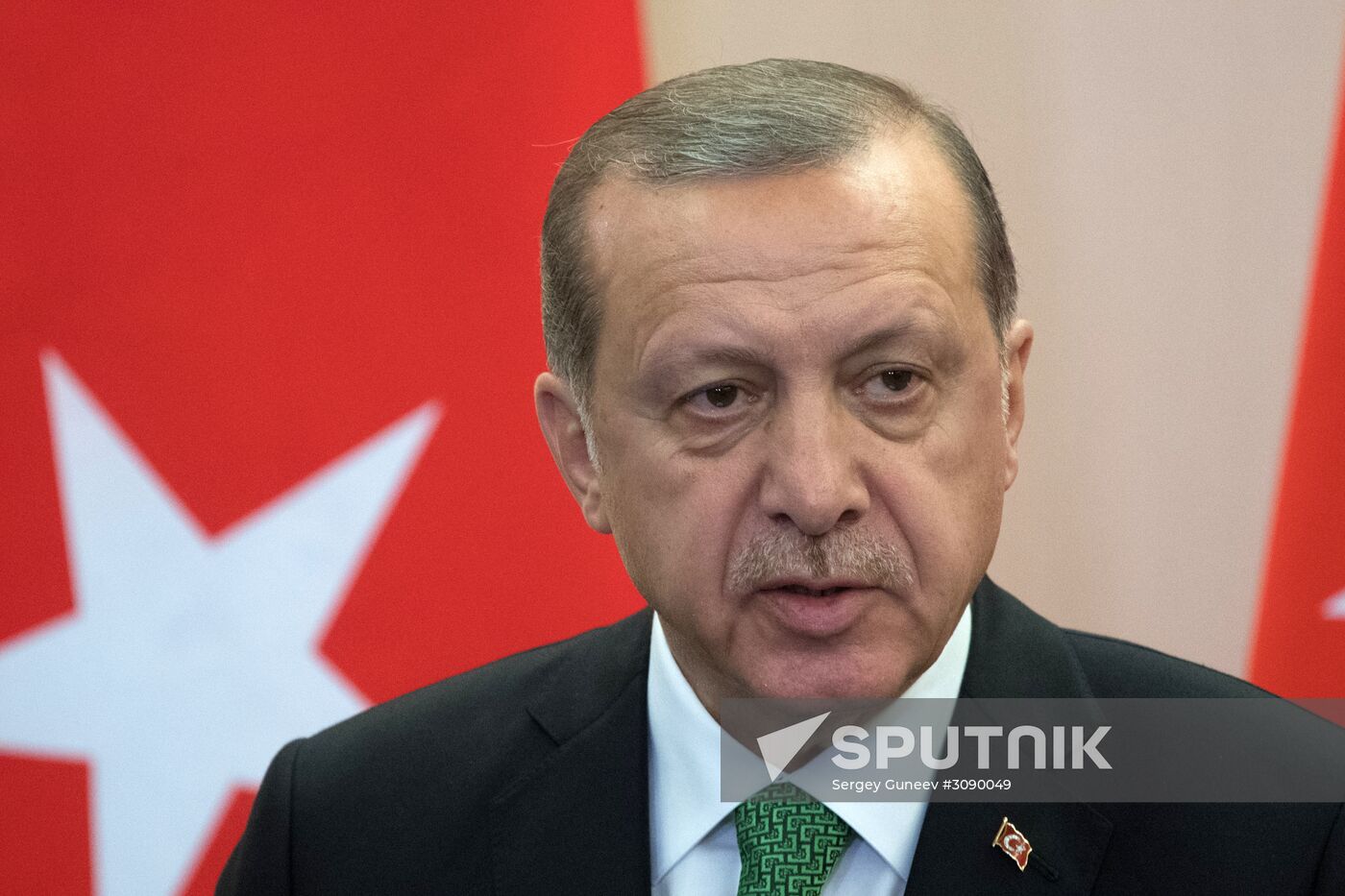 President Vladimir Putin meets with President of Turkey Recep Tayyip Erdogan